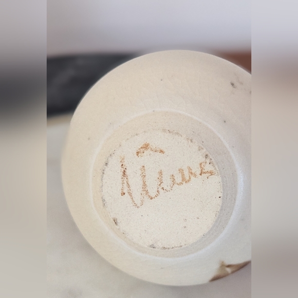 Vintage Small Studio Pottery Hand Painted Vase - Picture 7 of 7